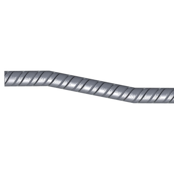 Corrugated anchor